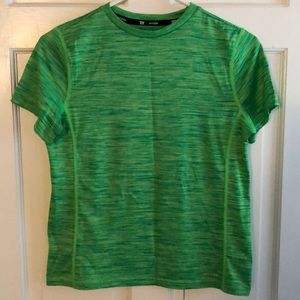 Bright green youth shirt sleeve shirt